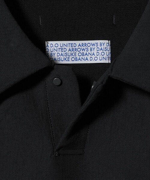 UNITED ARROWS & SONS by DAISUKE OBANA（ユナイテッドアローズアンドサンズバイダイスケオバナ）の「＜D.O UNITED ARROWS BY DAISUKE OBANA＞Ⅰ SETIN/LS PL 26SS/ポロシャツ（ポロシャツ・メンズ・ブラック・XL/M/S/L）」の7枚目の写真