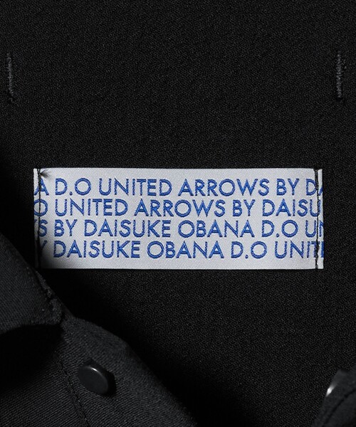 UNITED ARROWS & SONS by DAISUKE OBANA（ユナイテッドアローズアンドサンズバイダイスケオバナ）の「＜D.O UNITED ARROWS BY DAISUKE OBANA＞Ⅰ SETIN/LS PL 26SS/ポロシャツ（ポロシャツ・メンズ・ブラック・XL/M/S/L）」の3枚目の写真