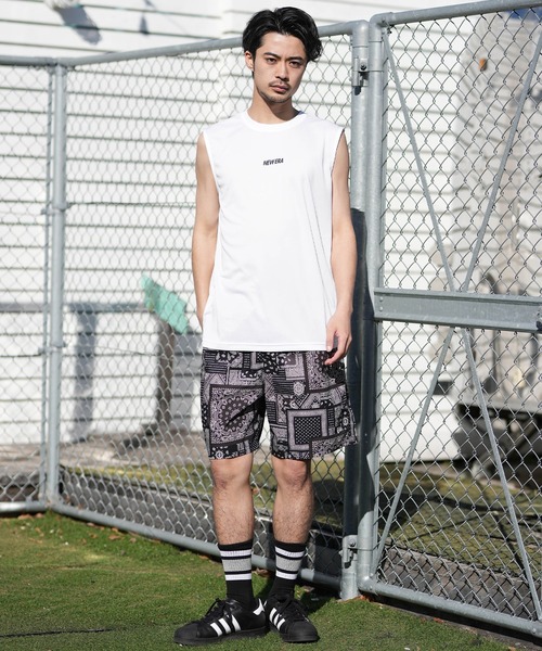 NEW ERA（ニューエラ）の「NEW ERA/ニューエラ ハーフパンツ ショートパンツ イージーショーツ Oriental Paisley セットアップ対応（その他パンツ・メンズ・ブラック/ネイビー・M/L/XL/XXL）」の6枚目の写真