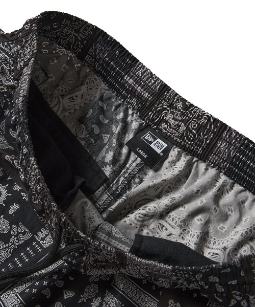 NEW ERA（ニューエラ）の「NEW ERA/ニューエラ ハーフパンツ ショートパンツ イージーショーツ Oriental Paisley セットアップ対応（その他パンツ・メンズ・ブラック/ネイビー・M/L/XL/XXL）」の12枚目の写真