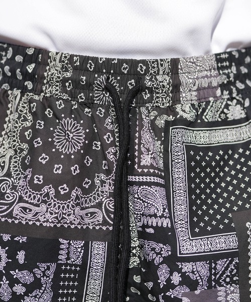 NEW ERA（ニューエラ）の「NEW ERA/ニューエラ ハーフパンツ ショートパンツ イージーショーツ Oriental Paisley セットアップ対応（その他パンツ・メンズ・ブラック/ネイビー・M/L/XL/XXL）」の9枚目の写真
