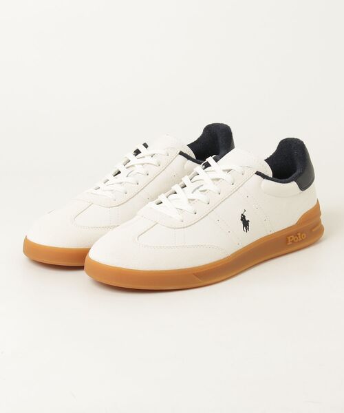 POLO RALPH LAUREN(ポロ ラルフ ローレン)の「Heritage Aera レザースエード スニーカー(スニーカー・メンズ・ホワイト・9D/10D/10.5D/11D/9.5D/8.5D/8D/7.5D/7D/6D/4D/5D)」の5枚目の写真