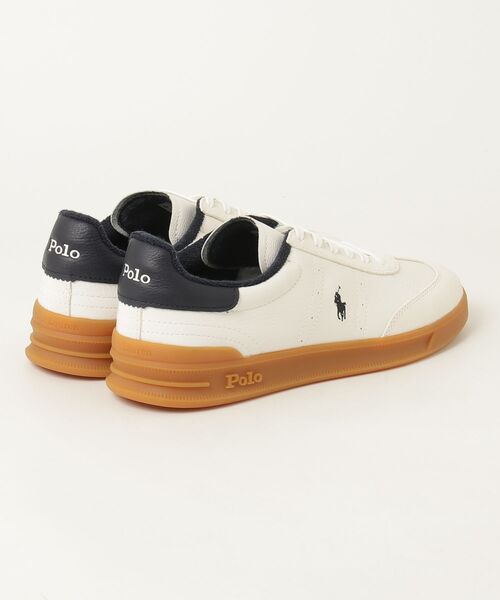POLO RALPH LAUREN(ポロ ラルフ ローレン)の「Heritage Aera レザースエード スニーカー(スニーカー・メンズ・ホワイト・9D/10D/10.5D/11D/9.5D/8.5D/8D/7.5D/7D/6D/4D/5D)」の6枚目の写真