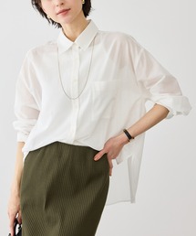 ROPE' PICNIC | お着軽シャツシリーズ コットンボイル2WAYカシュクールシャツ/接触冷感・通気性(シャツ/ブラウス)