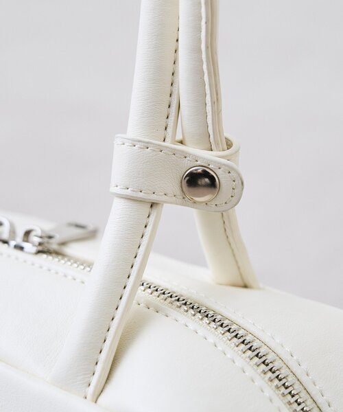 mystic（ミスティック）の「メガネホルダー付きラウンドBAG（トートバッグ・レディース・ブラック/オフホワイト/イエロー・ONE SIZE）」の8枚目の写真