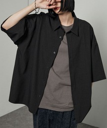 Alfred Alex | 【Alfred Alex】Dry-Touch Oversized Shirt / ドライポリツイル オーバーサイズ 半袖レギュラーカラーシャツ【セットアップ対応】(シャツ/ブラウス)