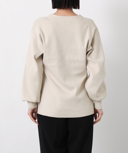 Gready Brilliant(グレディブリリアン)の「ペプラムGOLD釦Vネックカーデ(カーディガン/ボレロ・レディース・グレイッシュベージュ/ピンク・FREE)」の21枚目の写真