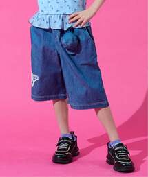 チャームつきワイドハーフパンツ