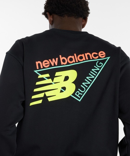 NEW BALANCE（ニューバランス）の「トライロゴフレンチテリークルー（スウェット・メンズ・ブラック/サックスブルー/サンドグレー・SMALL/MEDIUM/LARGE/X-LARGE/XX-LARGE）」の6枚目の写真