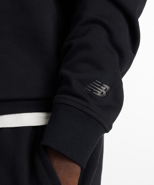 NEW BALANCE（ニューバランス）の「トライロゴフレンチテリークルー（スウェット・メンズ・ブラック/サックスブルー/サンドグレー・SMALL/MEDIUM/LARGE/X-LARGE/XX-LARGE）」の8枚目の写真