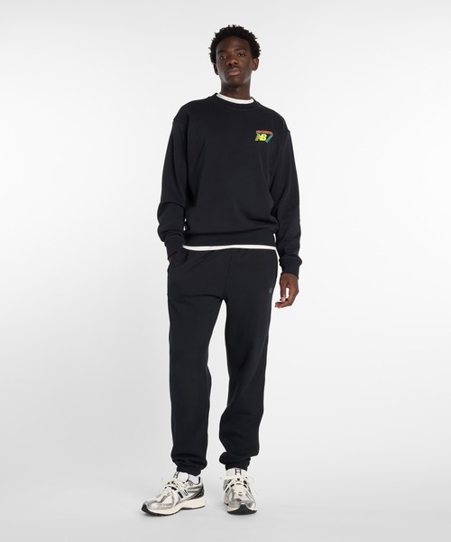 NEW BALANCE（ニューバランス）の「トライロゴフレンチテリークルー（スウェット・メンズ・ブラック/サックスブルー/サンドグレー・SMALL/MEDIUM/LARGE/X-LARGE/XX-LARGE）」の10枚目の写真