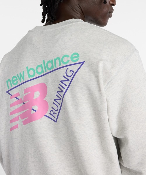NEW BALANCE（ニューバランス）の「トライロゴフレンチテリークルー（スウェット・メンズ・ブラック/サックスブルー/サンドグレー・SMALL/MEDIUM/LARGE/X-LARGE/XX-LARGE）」の13枚目の写真