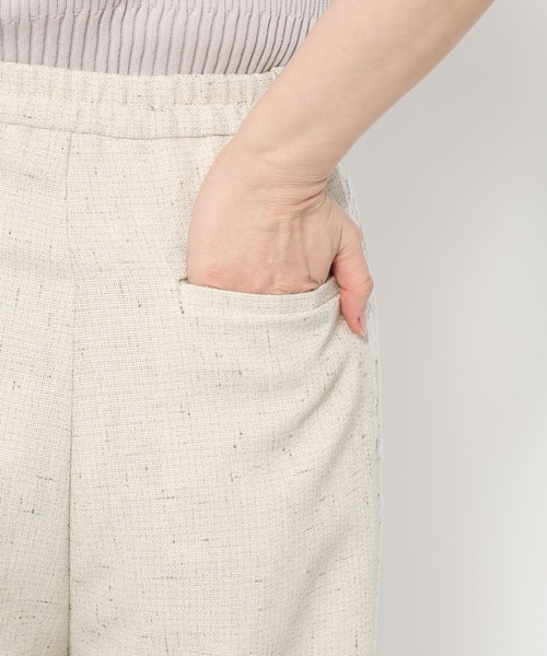 HARE（ハレ）の「レースラインツイードパンツ(HARE)（スラックス・レディース・オフホワイト/ブラック・FREE）」の21枚目の写真