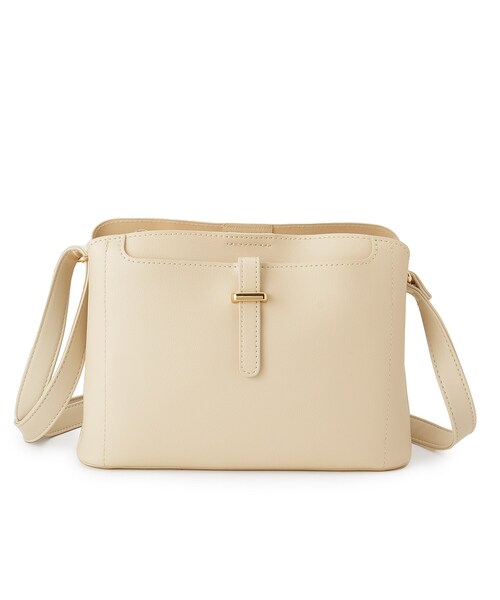 ITS'DEMO（イッツデモ）の「＜かるバッグ＞横型ミニショルダー（ショルダーバッグ・レディース・ブラック/アイボリー/ベージュ・00）」の10枚目の写真