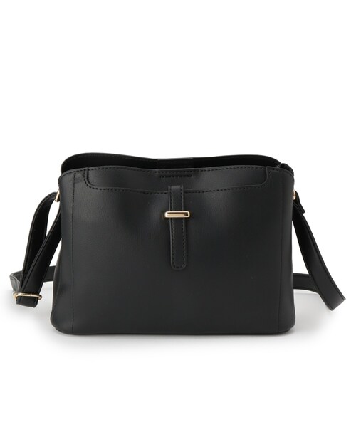 ITS'DEMO（イッツデモ）の「＜かるバッグ＞横型ミニショルダー（ショルダーバッグ・レディース・ブラック/アイボリー/ベージュ・00）」の11枚目の写真