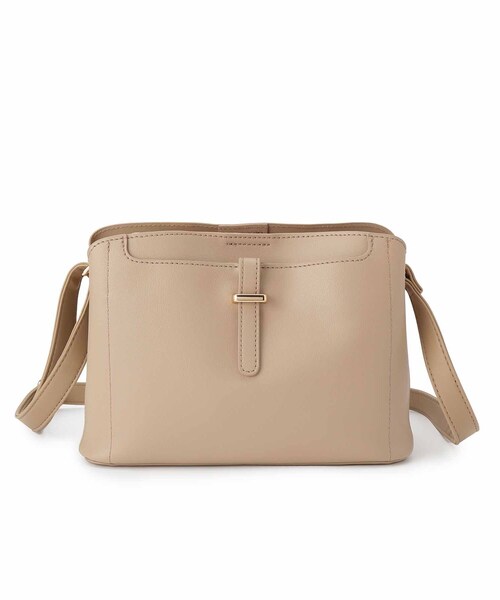 ITS'DEMO（イッツデモ）の「＜かるバッグ＞横型ミニショルダー（ショルダーバッグ・レディース・ブラック/アイボリー/ベージュ・00）」の12枚目の写真