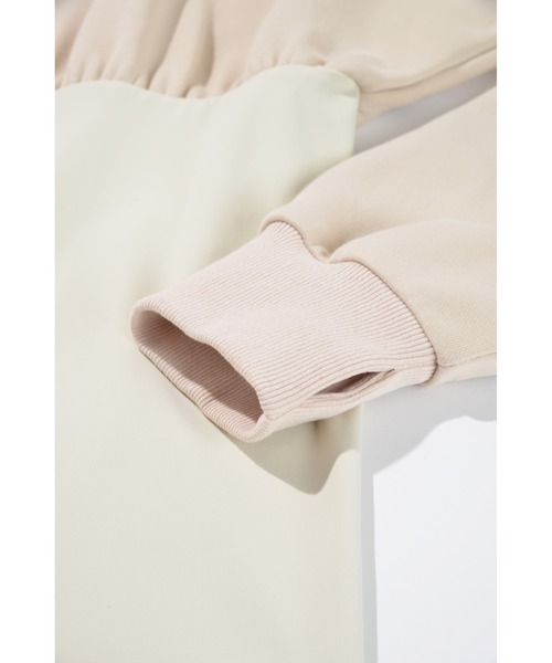 DLESS(ドレス)の「Hoodie bodysuits/フーディボディスーツ(Tシャツ/カットソー・レディース・ブラック/霜降りグレー/ベージュ・XS)」の11枚目の写真