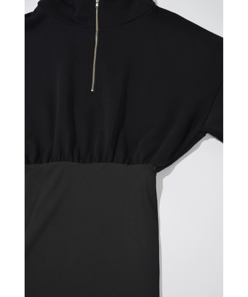 DLESS(ドレス)の「Hoodie bodysuits/フーディボディスーツ(Tシャツ/カットソー・レディース・ブラック/霜降りグレー/ベージュ・XS)」の8枚目の写真