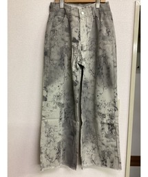 Bling Leads（ブリングリーズ）の「【Blss】【Bling　Leads】パイソン柄 デニムパンツ（デニムパンツ）」