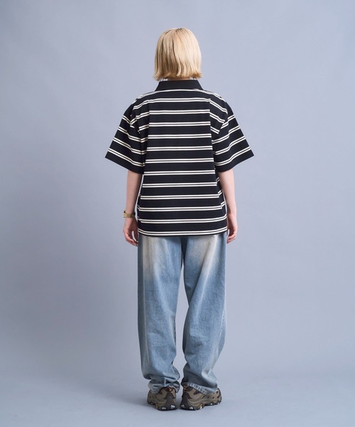 kaoyorinakami(カオヨリナカミ)の「cookie paint denimpants / クッキーペイントデニムパンツ(デニムパンツ・メンズ・ブラック/ライトブルー・SMALL/MEDIUM/LARGE/X-LARGE)」の22枚目の写真