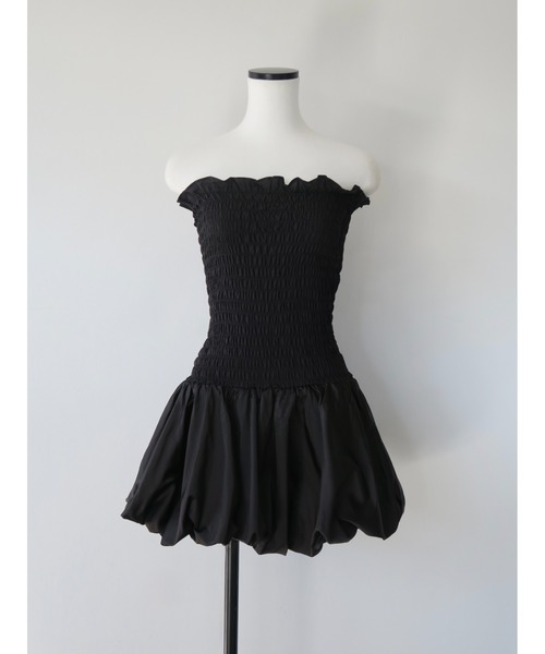 celon(セロン)の「volume flare mini dress(ワンピース・レディース・ブラック・FREE)」の5枚目の写真