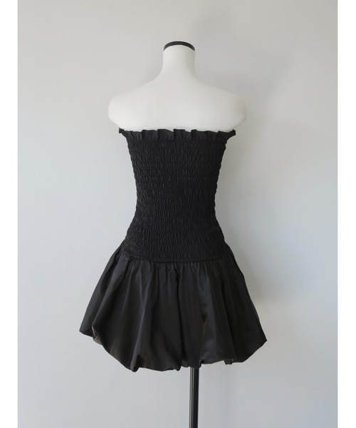 celon(セロン)の「volume flare mini dress(ワンピース・レディース・ブラック・FREE)」の7枚目の写真
