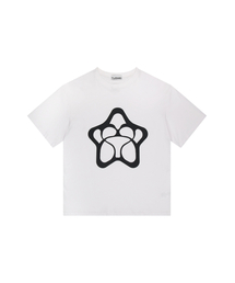 STAR GRAPHIC OVERSIZED T-SHIRT [WHITE]