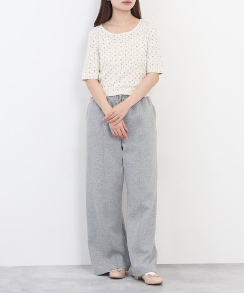 JEMORGAN（ジェーイーモーガン）の「JEMORGAN アイレットフライス花柄ハーフスリーブクルー（パック）（Tシャツ/カットソー・レディース・ブラック/ブルー/レッド・F）」の18枚目の写真