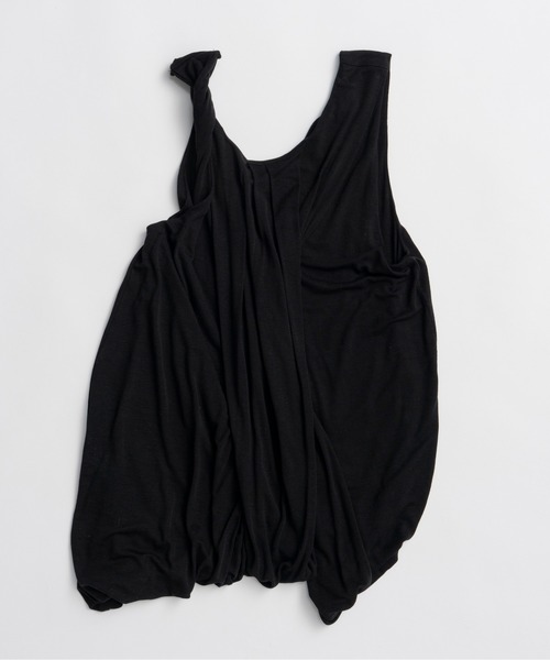 PRANK PROJECT(プランクプロジェクト)の「【2026Summer Pre-Order】ツイストショルダードレープトップ / Twist Shoulder Drape Top(Tシャツ/カットソー・レディース・ホワイト/グレー/ブラック・FREE)」の20枚目の写真