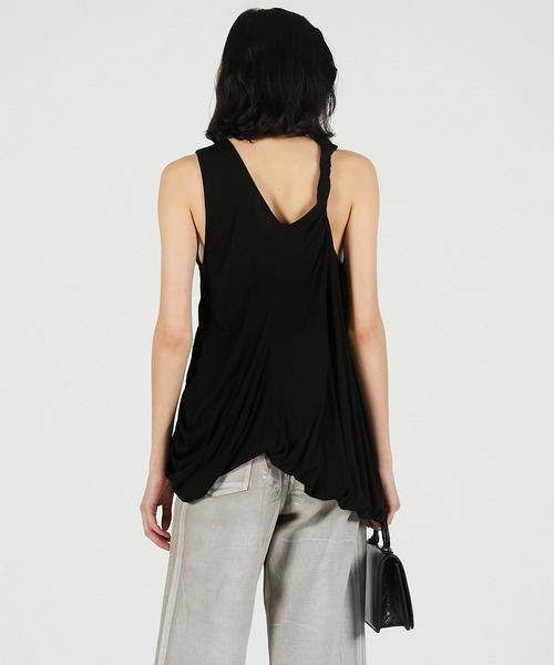 PRANK PROJECT(プランクプロジェクト)の「【2026Summer Pre-Order】ツイストショルダードレープトップ / Twist Shoulder Drape Top(Tシャツ/カットソー・レディース・ホワイト/グレー/ブラック・FREE)」の12枚目の写真