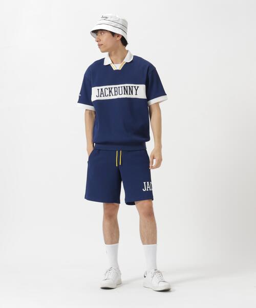 Jack Bunny!!(ジャックバニー)の「【Jack Bunny!!】BodyShellEXワッフル半袖ポロシャツ(ポロシャツ・メンズ・グリーン/ネイビー・LARGE/MEDIUM/X-LARGE)」の3枚目の写真