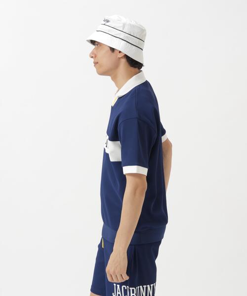 Jack Bunny!!(ジャックバニー)の「【Jack Bunny!!】BodyShellEXワッフル半袖ポロシャツ(ポロシャツ・メンズ・グリーン/ネイビー・LARGE/MEDIUM/X-LARGE)」の4枚目の写真