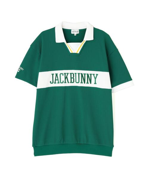Jack Bunny!!(ジャックバニー)の「【Jack Bunny!!】BodyShellEXワッフル半袖ポロシャツ(ポロシャツ・メンズ・グリーン/ネイビー・LARGE/MEDIUM/X-LARGE)」の17枚目の写真