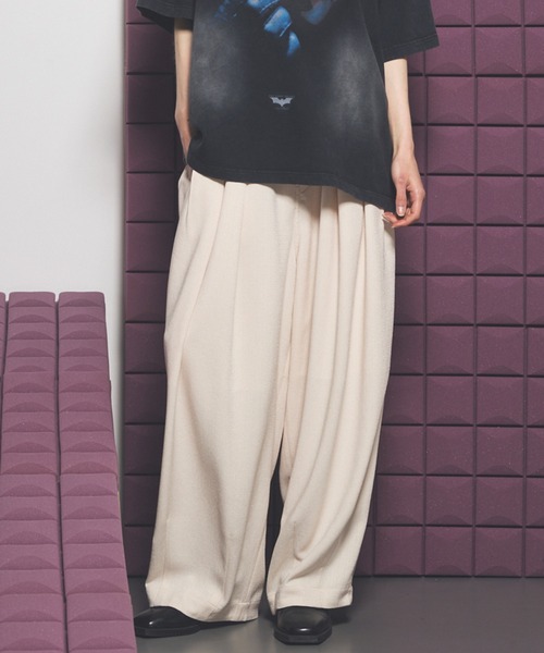 UNISEX》Dryamundsen Prime-Wide Three-tuck Balloon Pants/ドライ