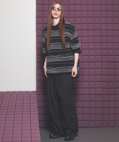 MAISON SPECIAL(メゾンスペシャル)の「《UNISEX》Dryamundsen Prime-Wide Three-tuck Balloon Pants/ドライアムンゼンプライムワイド3タックバルーンパンツ【MAISON SPECIAL/メゾンスペシャル】■セットアップ対応■(その他パンツ・メンズ・チャコールグレー/ブラック/アイボリー・2/1/0)」の21枚目の写真