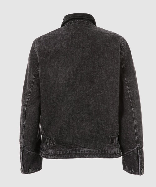 KHOKI（コッキ）の「Faded denim zip jakcet（その他アウター・メンズ・インディゴブルー/ブラック・3）」の3枚目の写真