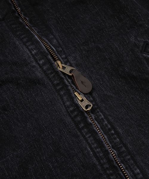 KHOKI（コッキ）の「Faded denim zip jakcet（その他アウター・メンズ・インディゴブルー/ブラック・3）」の9枚目の写真