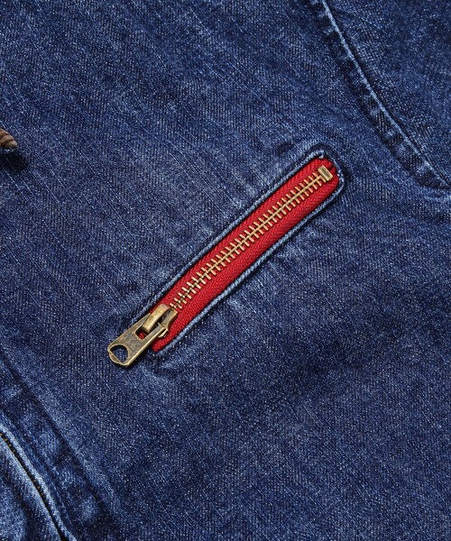 KHOKI（コッキ）の「Faded denim zip jakcet（その他アウター・メンズ・インディゴブルー/ブラック・3）」の14枚目の写真