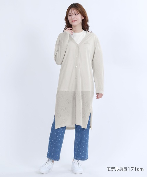MARY QUANT（マリークワント）の「アイレットデイジーロング カーディガン（カーディガン/ボレロ・レディース・グレー/ブルー/ブラック・M）」の12枚目の写真