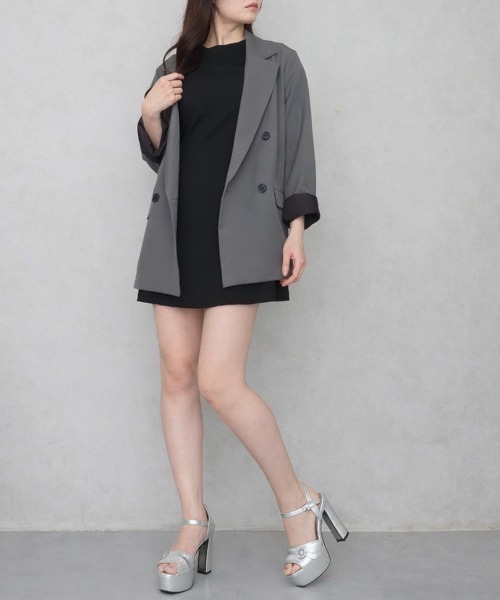 DEMETER（デメテル）の「厚底 ビジューバックル アンクルストラップ サンダル（サンダル・レディース・ホワイト/シルバー/ブラック・L/LL/M/S）」の19枚目の写真
