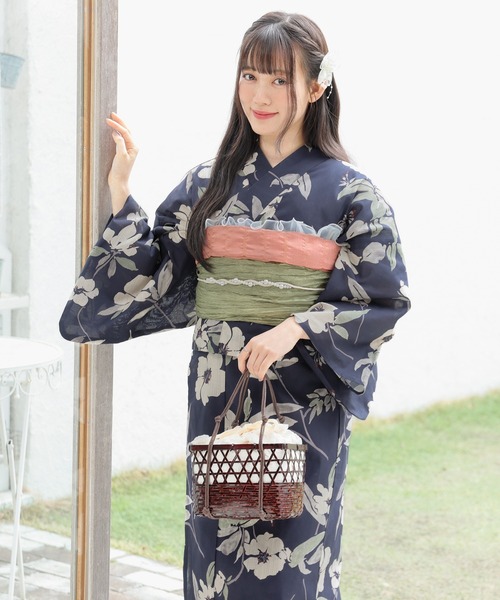 Honeys（ハニーズ）の「兵児帯（和装小物・レディース・イエロー/オレンジ・F）」の19枚目の写真