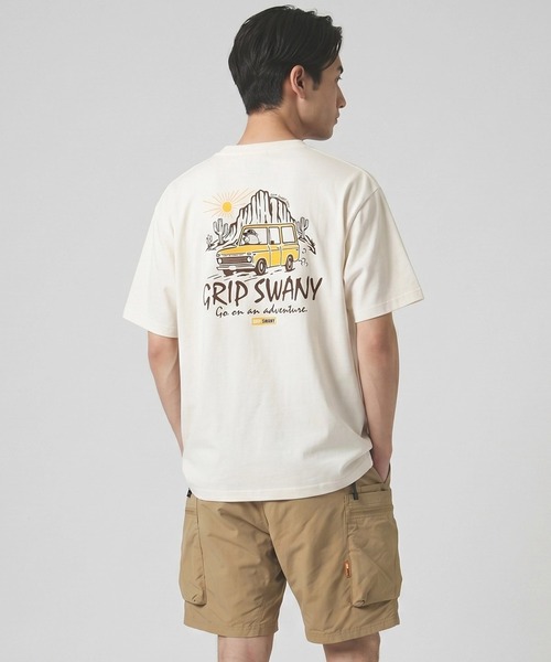 GSMCT-121】 TRAVELING BEAR TEE（Tシャツ/カットソー）｜GRIP SWANY