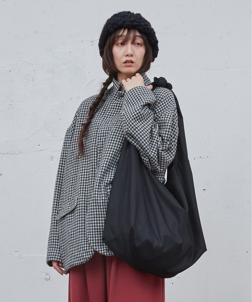 Dulcamara(ドゥルカマラ)の「よそいきトートBAG(ショルダーバッグ・メンズ・ベージュ系/ブラック/グレー系・FREE)」の1枚目の写真