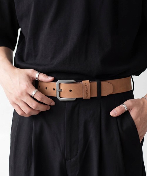 UT207】【Carhartt/カーハート】SADDLE LEATHER BELT（ベルト