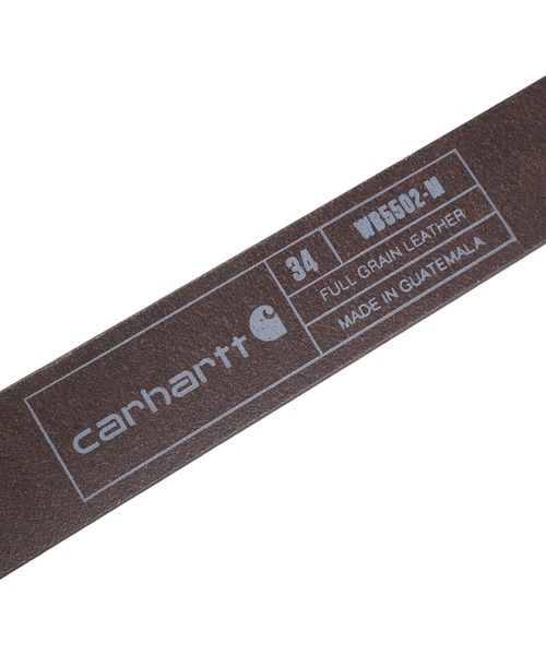 Carhartt（カーハート）の「【UT207】【Carhartt/カーハート】SADDLE LEATHER BELT（ベルト・メンズ・ブラウン/ブラック・36inch/34inch）」の4枚目の写真