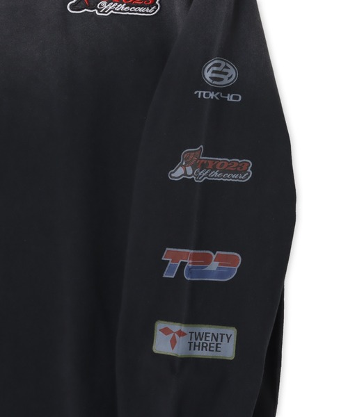 TOKYO 23（トウキョウニジュウサン）の「TOKYO 23 Vintage Racing Print LS T-shirt / トーキョー23 ヴィンテージ レーシング プリント エルエス ティーシャツ（Tシャツ/カットソー・メンズ・ブラック/ホワイト/イエロー・S/M/L/XL/XXL）」の5枚目の写真