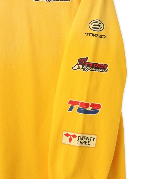 TOKYO 23（トウキョウニジュウサン）の「TOKYO 23 Vintage Racing Print LS T-shirt / トーキョー23 ヴィンテージ レーシング プリント エルエス ティーシャツ（Tシャツ/カットソー・メンズ・ブラック/ホワイト/イエロー・S/M/L/XL/XXL）」の13枚目の写真