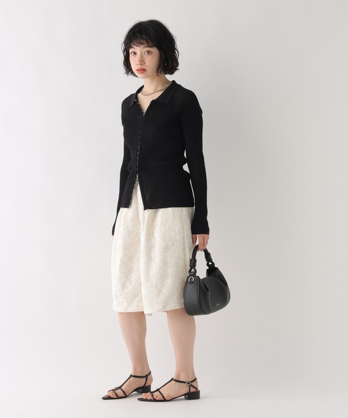 BAYFLOW（ベイフロー）の「[WEB限定/トレンドアイテム]レースイージーハーフパンツ（その他パンツ・レディース・ブラック/ホワイト・SMALL/MEDIUM）」の13枚目の写真