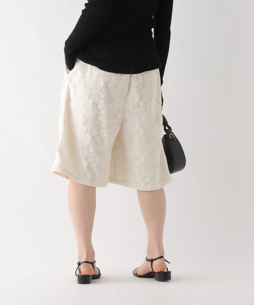 BAYFLOW（ベイフロー）の「[WEB限定/トレンドアイテム]レースイージーハーフパンツ（その他パンツ・レディース・ブラック/ホワイト・SMALL/MEDIUM）」の9枚目の写真