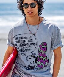 TRIPPY ART（トリッピーアート）の「TRIPPY ART(トリッピーアート）SNOOPY ON THE BEACH 3D TEE（Tシャツ/カットソー）」